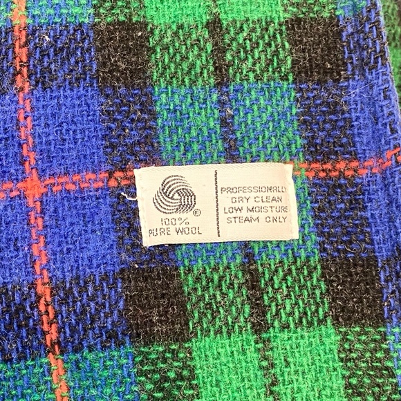 VINTAGE One of a Kind Plaid Wool Bomber Jacket - Picture 5 of 9